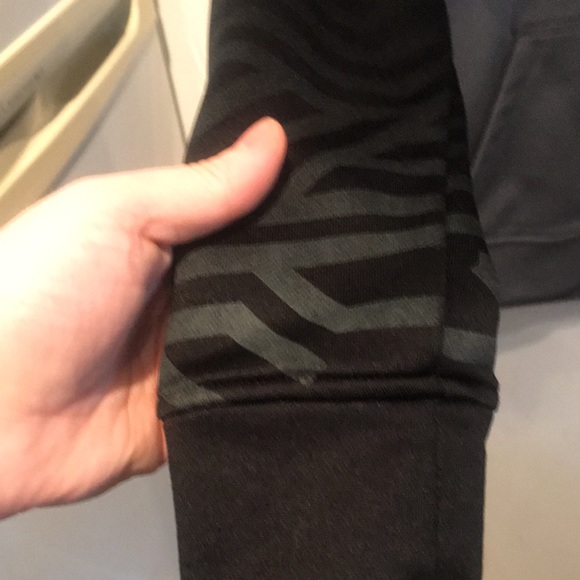 Sweet 3 tone Puma grey and aqua blue athletic performance hoodie - Picture 6 of 7